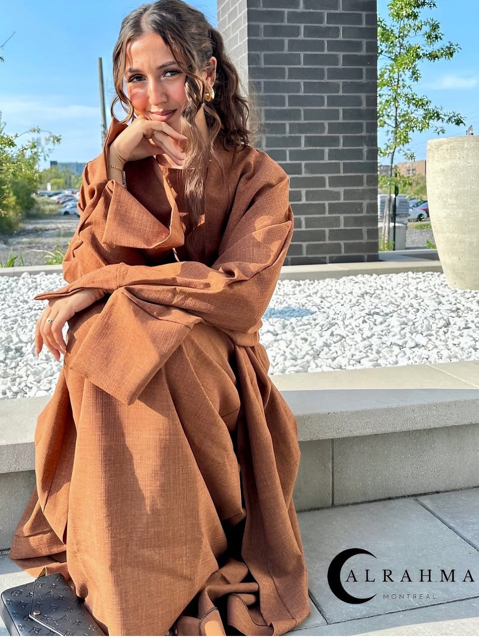 Kimono + abaya en lin